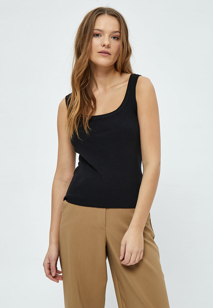 Peppercorn PCTana Tank Top Top 9000 Black