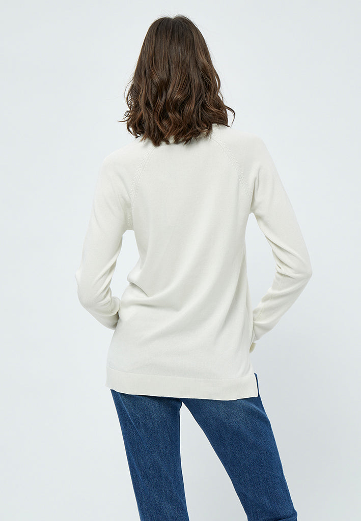 Peppercorn PCTana V Knit Pullover Pullover 235 Cloud Dancer