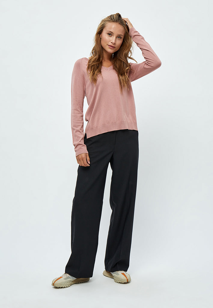 Peppercorn PCTana V Knit Pullover Pullover 4458 Ash Rose
