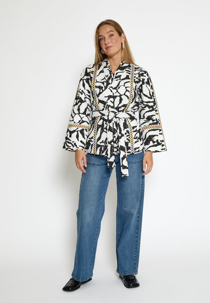 Peppercorn PCTansenia Quilted Jacket Jacket 0202 Whitecap Grey