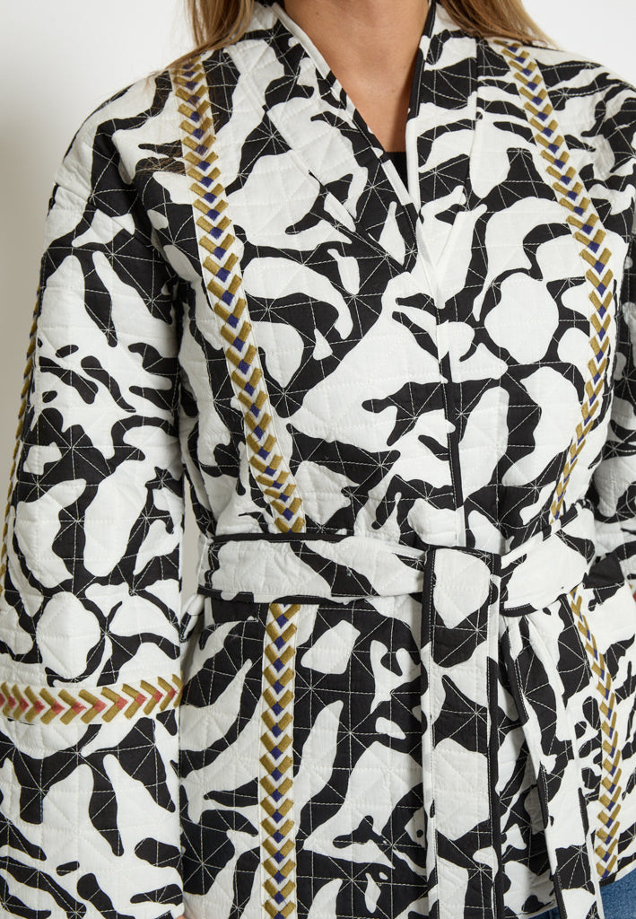 Peppercorn PCTansenia Quilted Jacket Jacket 0202 Whitecap Grey