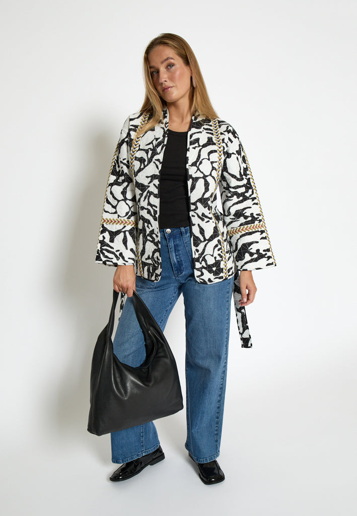 Peppercorn PCTansenia Quilted Jacket Jacket 0202 Whitecap Grey