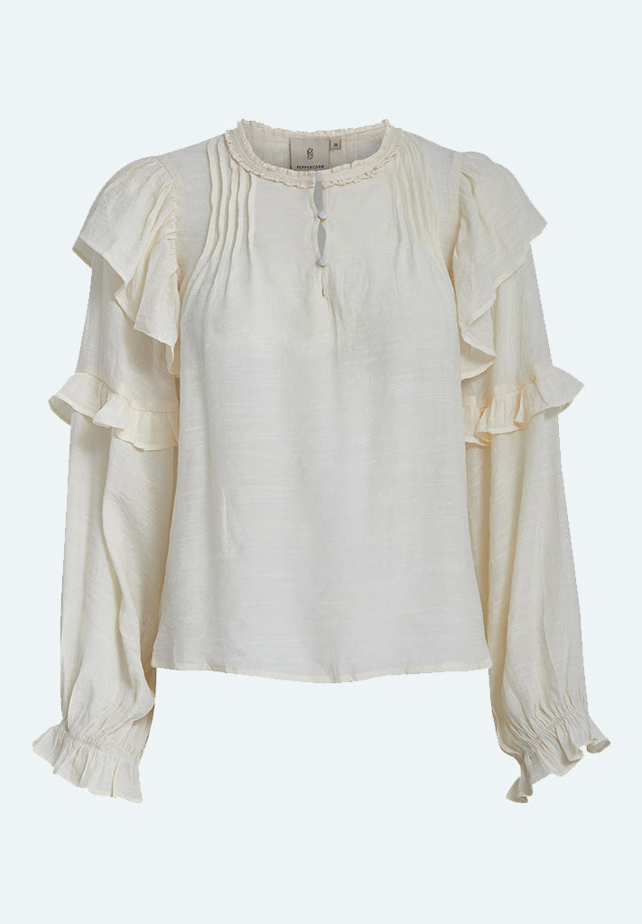 Peppercorn PCTenna Blouse Blouse 0011 Gardenia