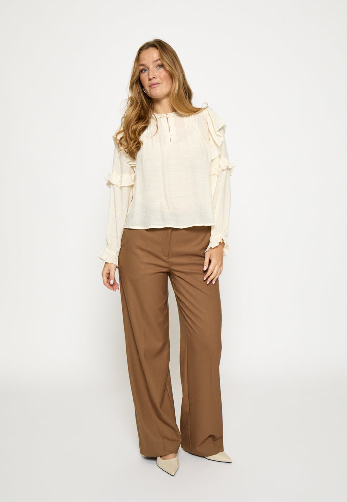 Peppercorn PCTenna Blouse Blouse 0011 Gardenia