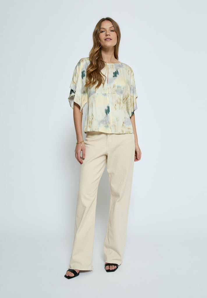 Peppercorn PCThilde Blouse Blouse 4363P Safari Sand Print