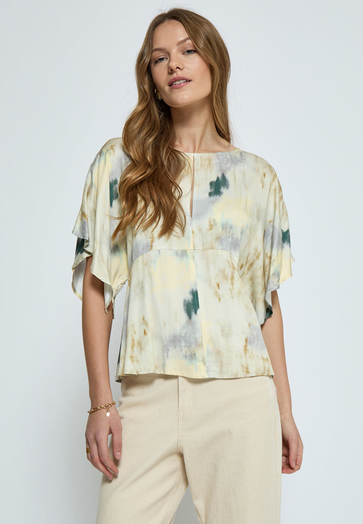 Peppercorn PCThilde Blouse Blouse 4363P Safari Sand Print