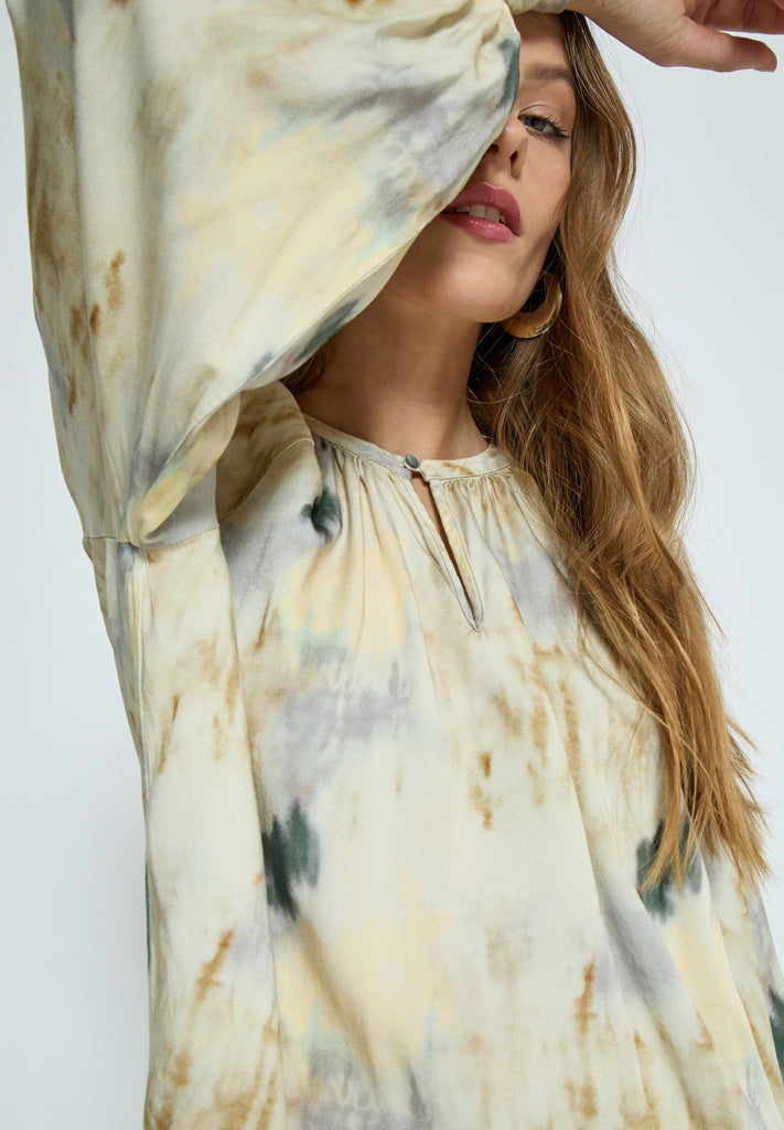 Peppercorn PCThilde Blouse Blouse 4363P Safari Sand Print