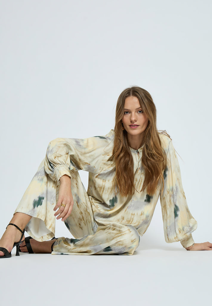 Peppercorn PCThilde Blouse Blouse 4363P Safari Sand Print