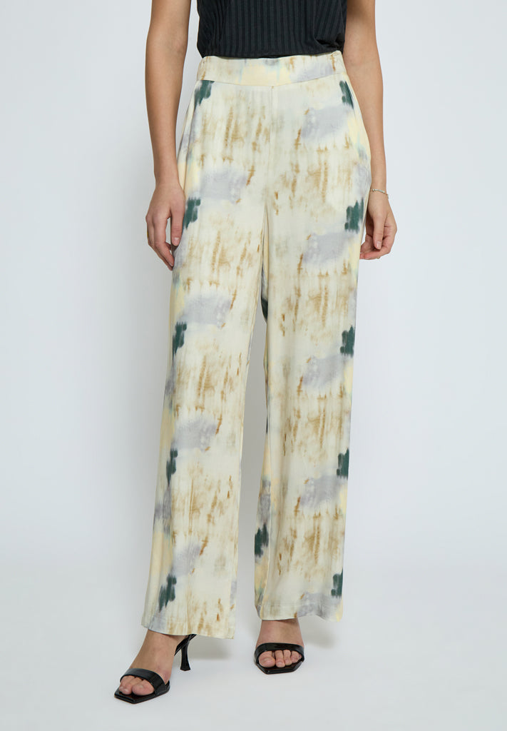 Peppercorn PCThilde Pants Pant 4363P Safari Sand Print