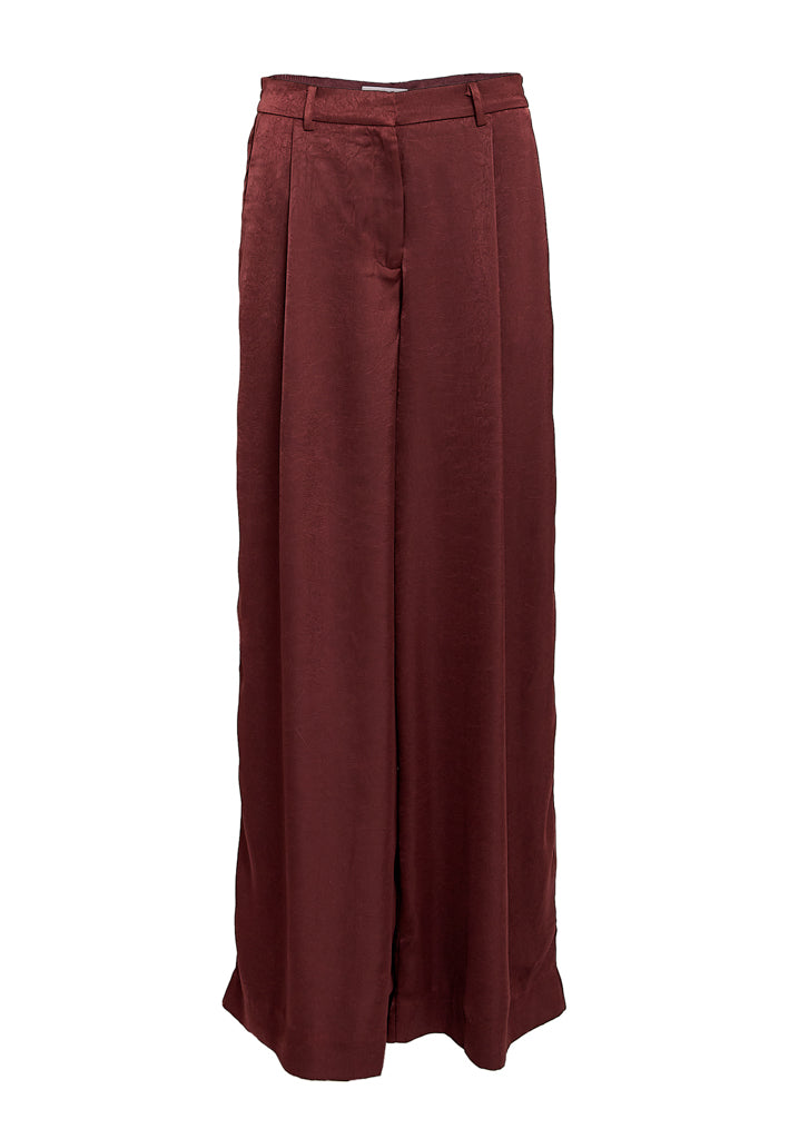 Peppercorn PCTina Pant Pant 4980MET Chocolate Bordeaux