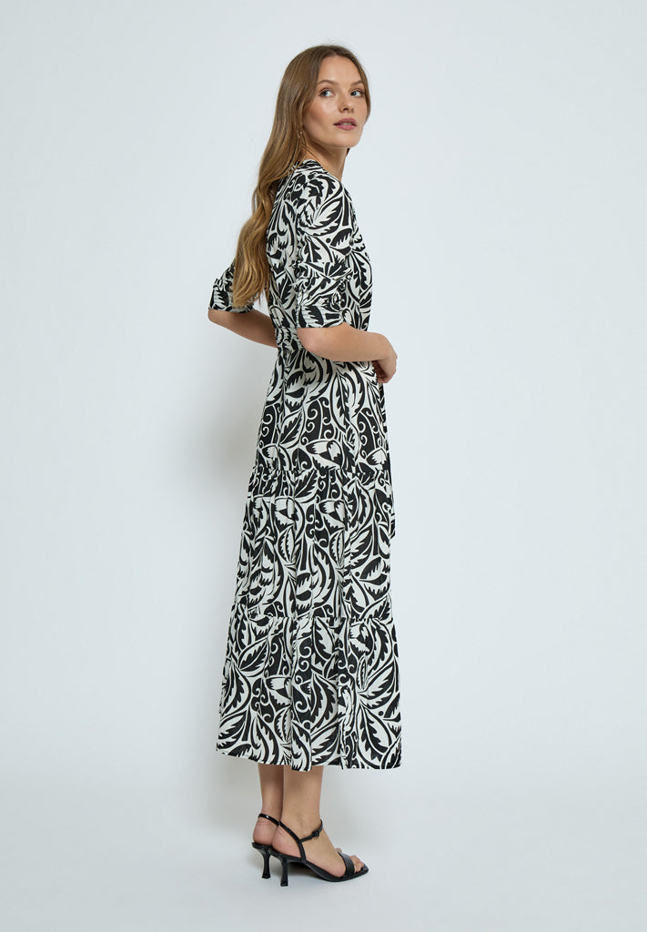 Peppercorn PCTomina Maxi Dress Dress 9000P Black Print