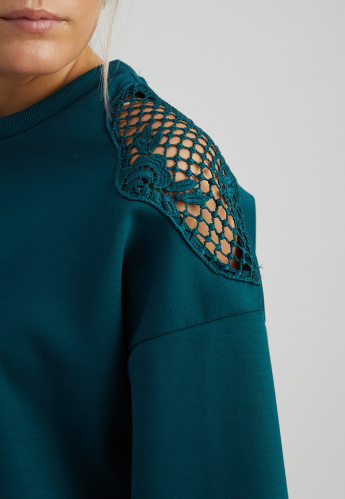 Peppercorn PCTomine Sweat Sweatshirt 1432 Dark Sea