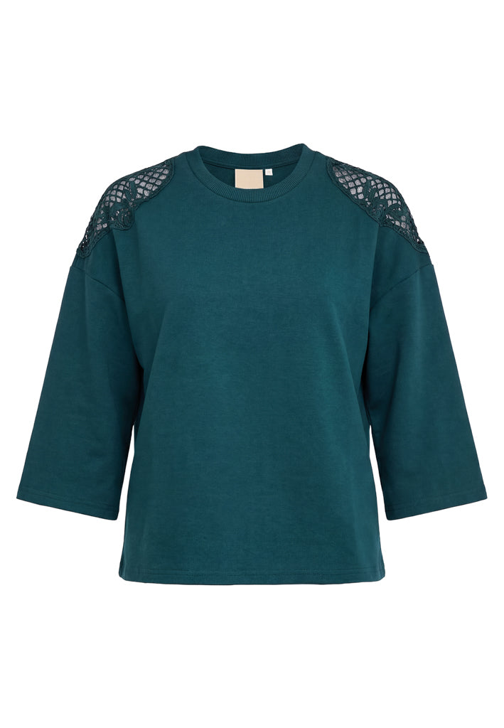 Peppercorn PCTomine Sweat Sweatshirt 1432 Dark Sea