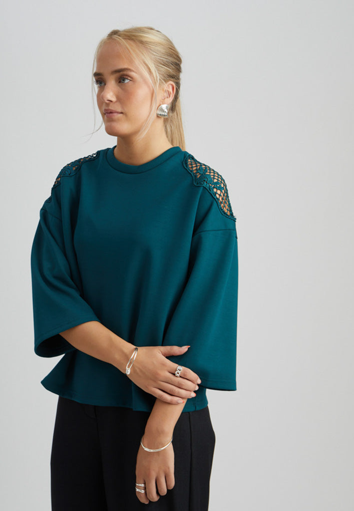 Peppercorn PCTomine Sweat Sweatshirt 1432 Dark Sea