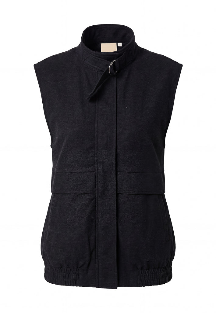 Peppercorn PCTosca Vest Vest 9000M Black Melange