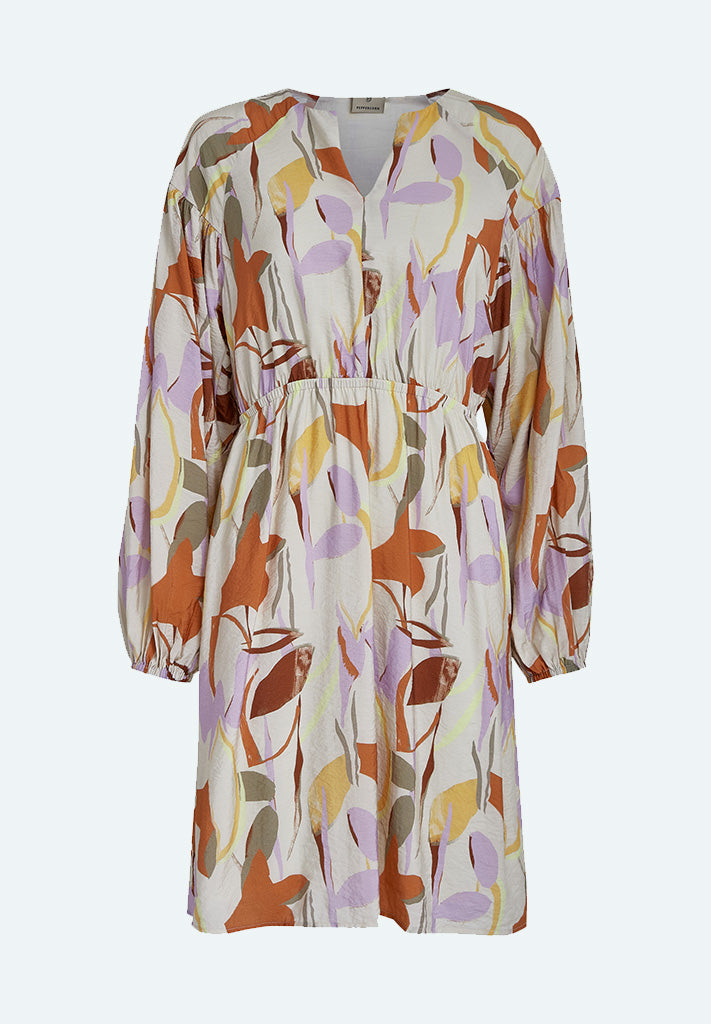 Peppercorn PCTracy Dress Dress 0265P Sandshell Print