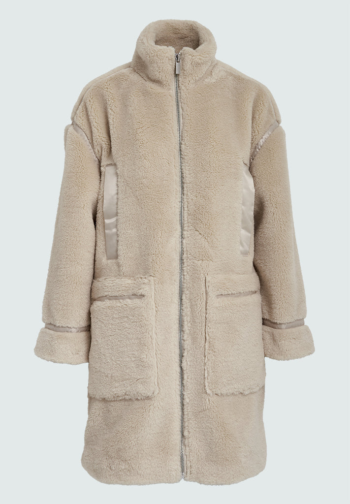Peppercorn PCZoey Coat Coat 2206 Fog Sand