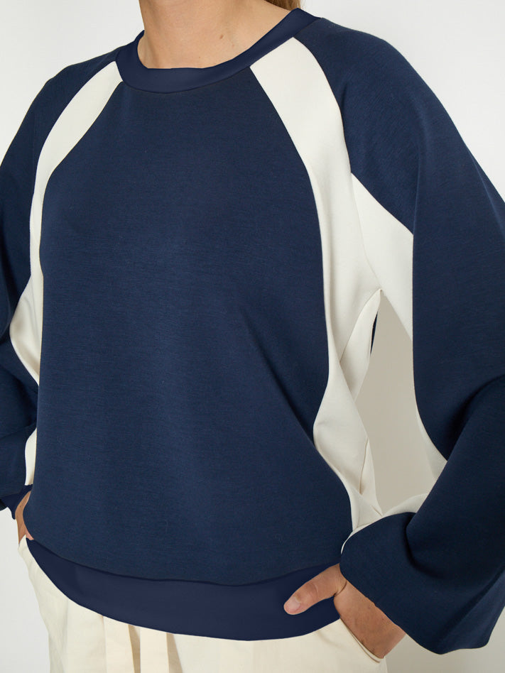 Peppercorn PC Dicette Track Sweatshirt Sweatshirt 5270 Black Iris