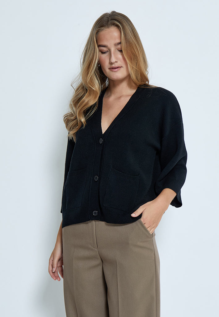 Peppercorn Rosalia Knit Cardigan Cardigans 9000 Black