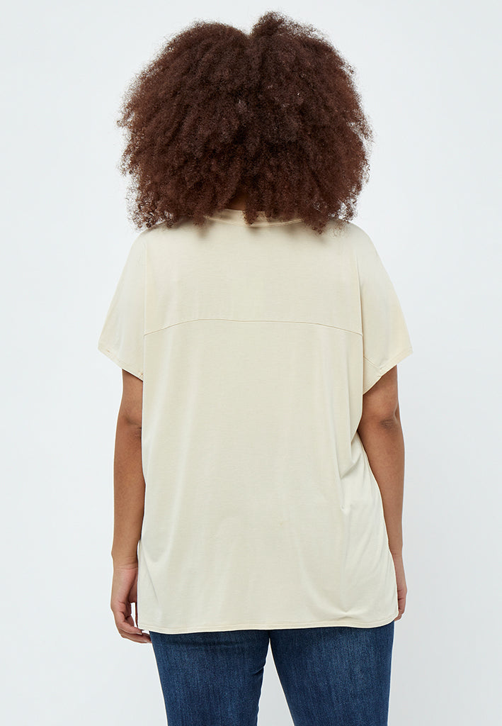 Peppercorn Rosalinda T-Shirt Curve T-Shirt 0265 Sandshell