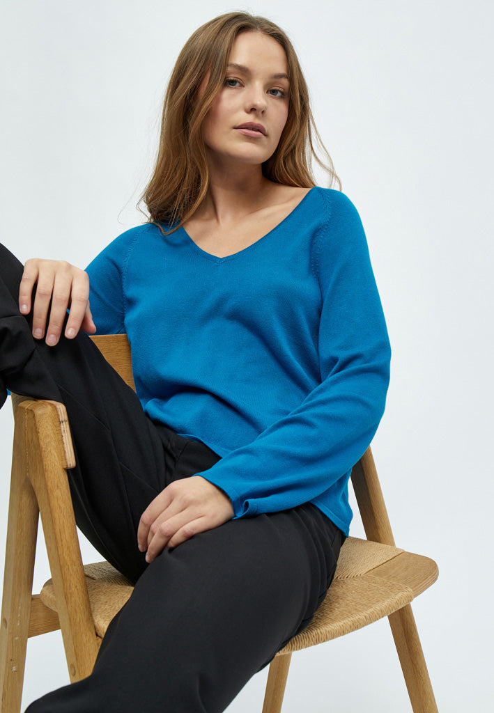 Peppercorn Tana Knit Pullover Pullover 1518 Imperial Blue