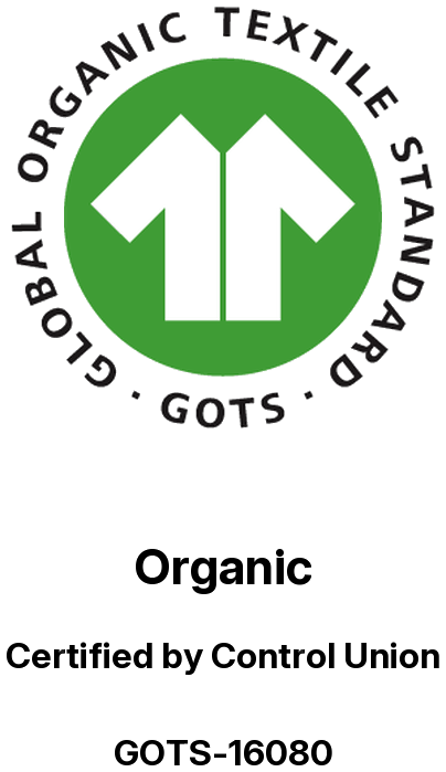 GOTS Organic, certified by Control Union, GOTS-16080