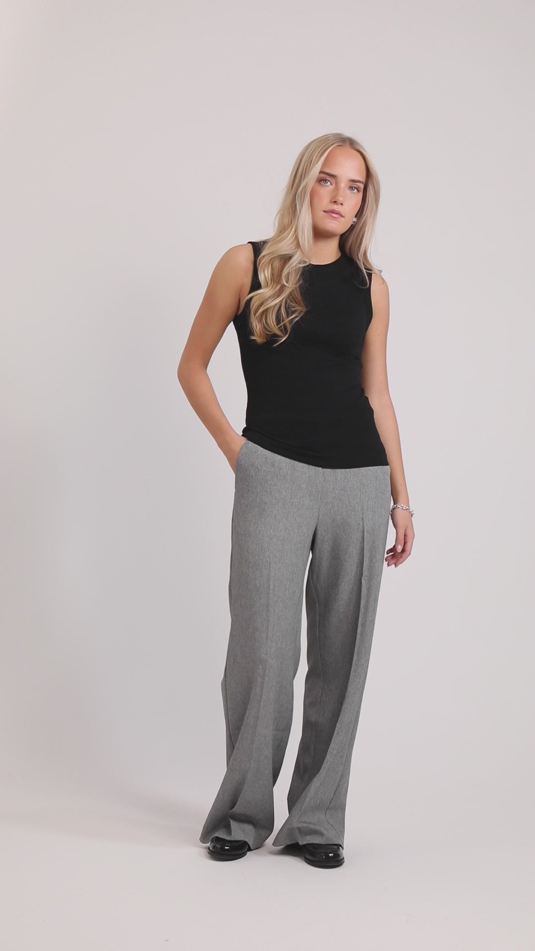 Peppercorn Phoebe GOTS Tank Top - Black