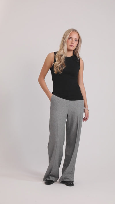 Peppercorn PCPhoebe GOTS Tank Top Top 9000 Black